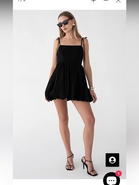Oak + Fort Bubble Hem Mini Dress. Super fun!